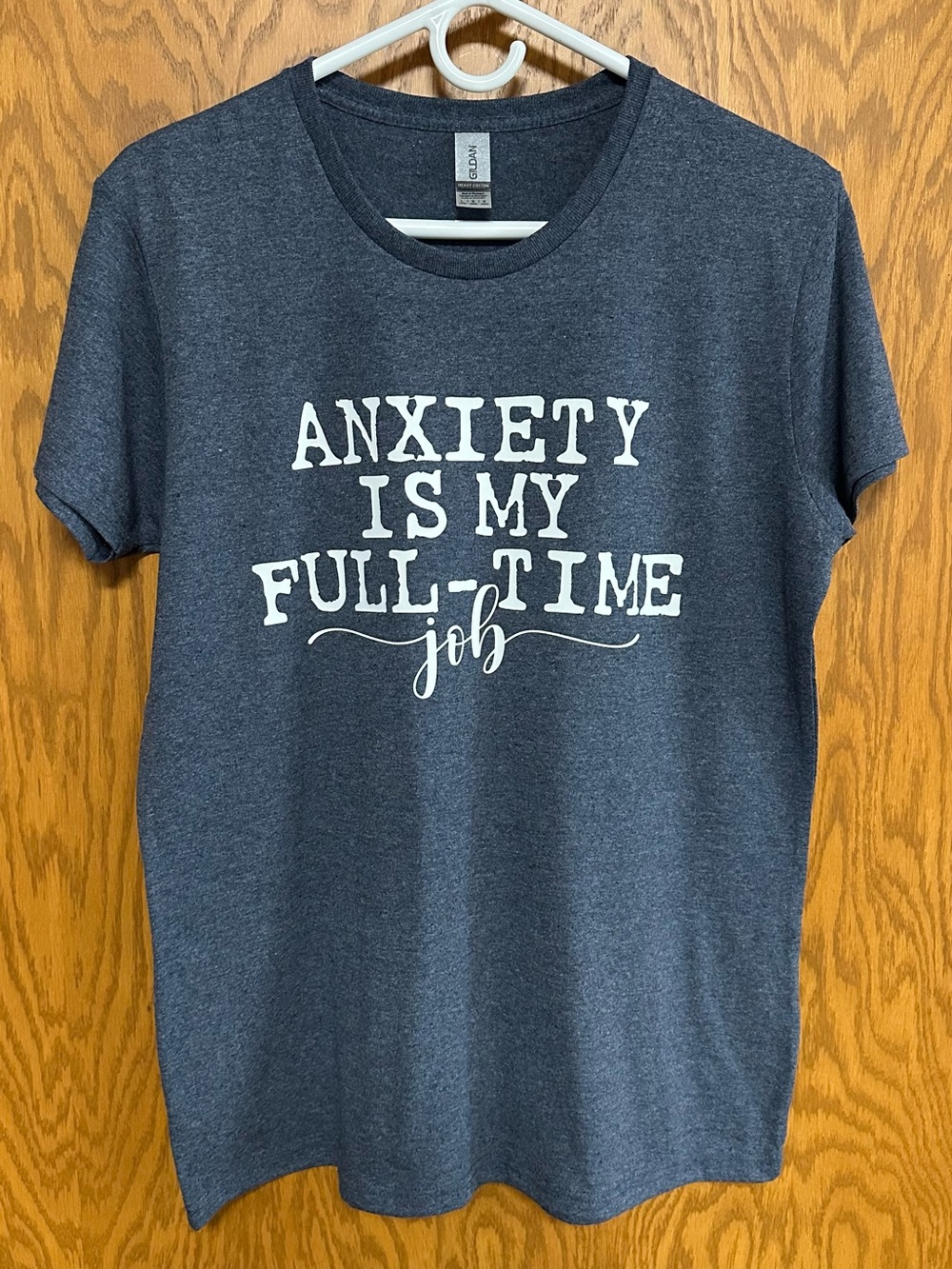 Anxiety Crewneck Graphic Tee - NIP